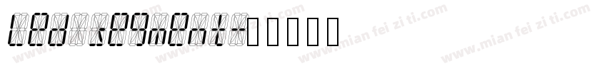 Led segment字体转换